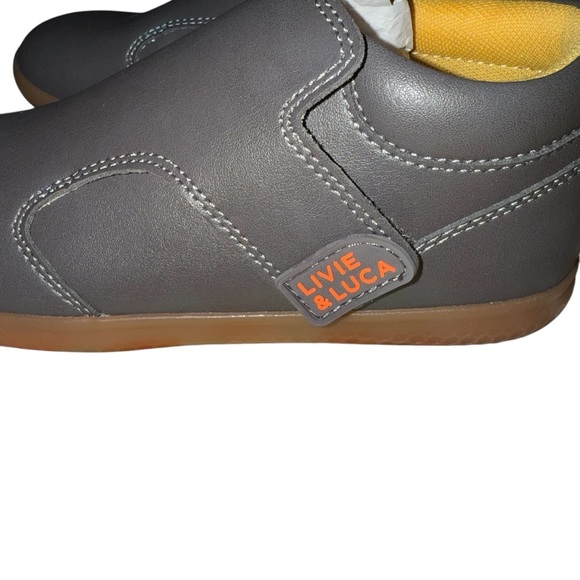 LIVIE & LUCA Maestro Gray Boots ankle boots Size 13 new in box Velcro strap - Picture 4 of 11